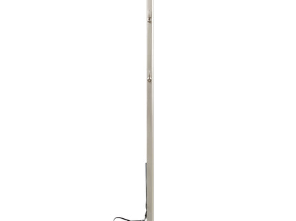 Colwood - Full Floor Mirror With LED Lighting And Storage Hooks - Silver
