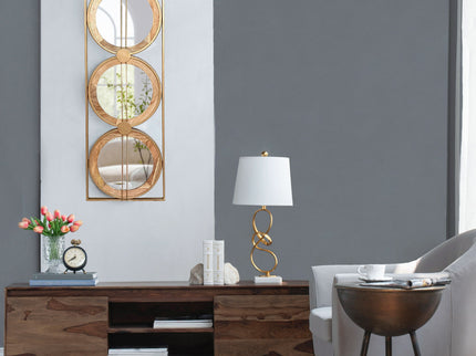 3 Mirror Piece Wall Mirror InRectangular Frame, Home Wall Decor For Bedroom Living Room - Brown