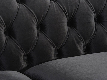 Chesterfield Style 3 Seater Sofa With Deep Button Tufting