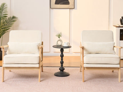 Living Room Chair With Lumbar Pillow