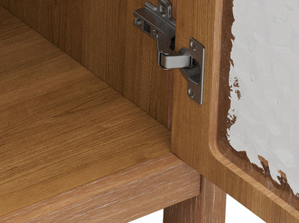Vintage Farmhouse Bathroom Vanity With Ceramic Sink