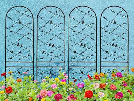 Garden Rustproof Trellis For Climbing Plants
