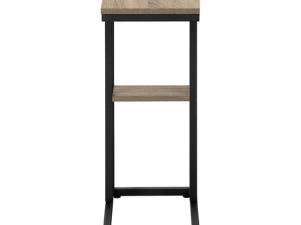 Accent Table, C - Shaped, Marble Look Contemporary & Modern Convenient Design