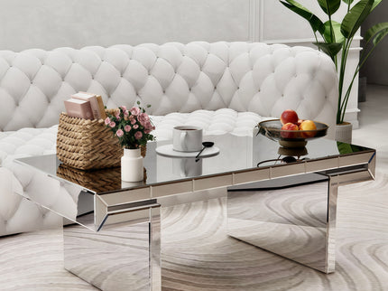 American Vintage Industrial Coffee Table, Double Tier Design
