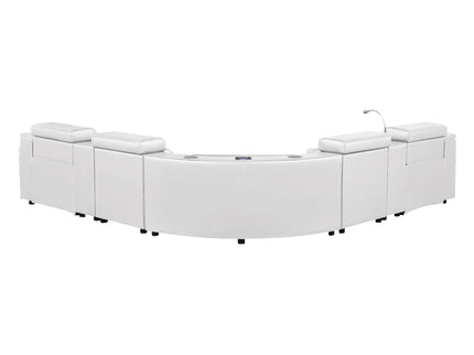 Nova - Sectional With Bluetooth Speaker, LED And Lifting Wine Cabinet