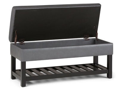 Cosmopolitan - Storage Ottoman Bench With Open Bottom