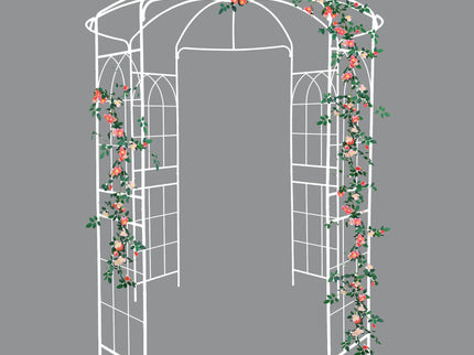 Metal Garden Arch Iron Garden Arbors Gazebo Dia High Birdcage Shape Pergola Pavilion For Wedding Ceremony