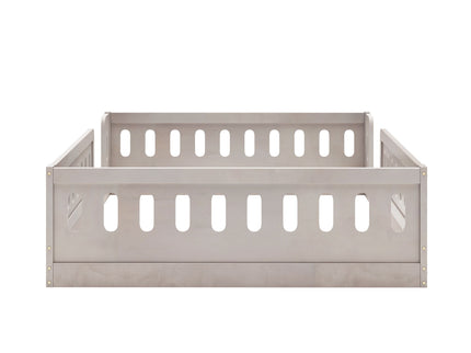 Platform Bed With Guardrail