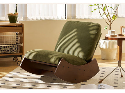 Comfortable High-Quality Upholstery Glider Rocking Chair