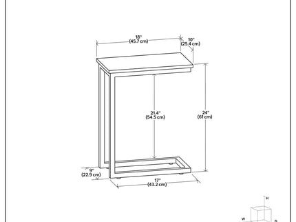 Skyler - Handcrafted C Side Table