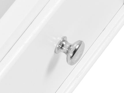 Bathroom Vanity Cabinet With Ceramic Basin, 3 Drawers And Adjustable Shelves