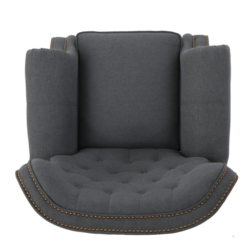 Modern Manual Push Back Recliner Chair