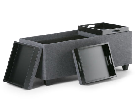 Avalon - Upholstered Storage Ottoman