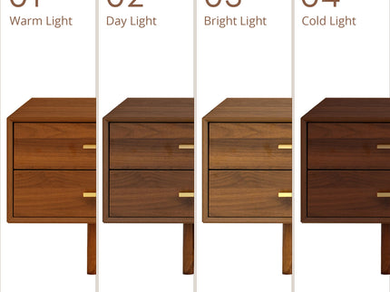 Modern TV Stand With Fluted Glass Doors & 2 Drawers