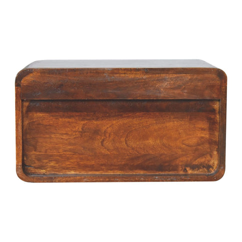 Curve Upper Slot Floating Nightstand