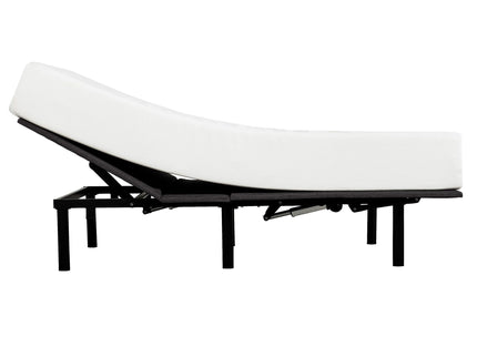 Split King Size Adjustable Bed Base With Wired Remote, Metal Frame