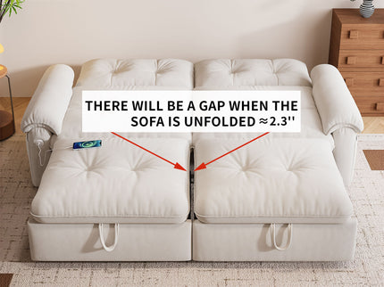 Convertible Cloud Like Sofa Bed