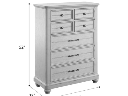 7 Drawer Chest - Gray