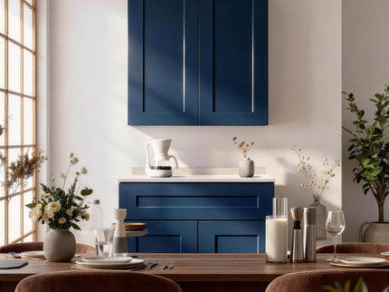 Shaker Wall Cabinet With Soft Close Hinges, Adjustable Shelves, Double Door