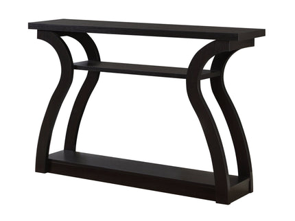 Accent Console Table For Entryway, Unique Curved Design