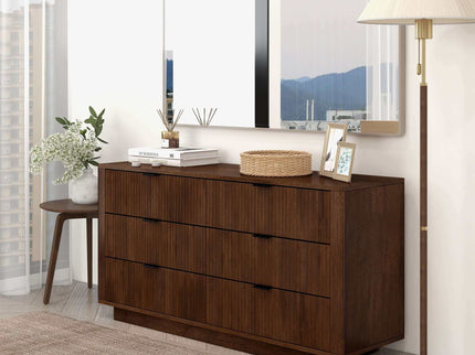 Lola - Dresser With 6 Drawers - Dark Brown
