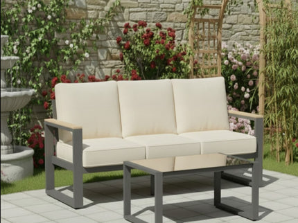 Modern Outdoor Sofa Set With Coffee Table