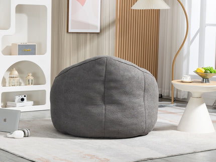 Bedding Bean Bag Sofa Chair High Pressure Foam With Footrest