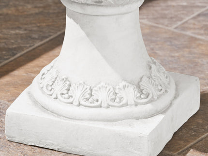 Roman Style Garden Urn Planter - Antique White