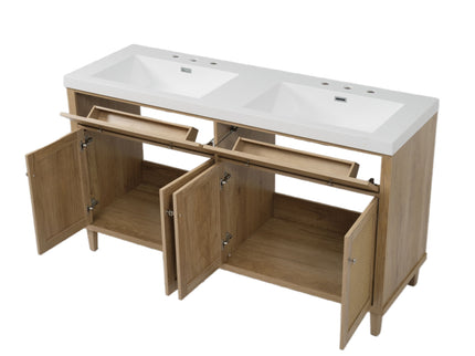 Bathroom Vanity With Double Sink, Large Storage Space