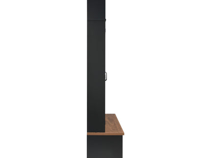Entryway Hall Tree With Bench, 3 Top Cubbies & Bottom Storage Space