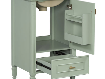 Retro Bathroom Vanity With Sink