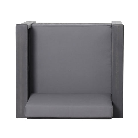 Slat Design Club Chairs With Cushions