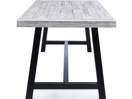 Outdoor Sandblast Finish Acacia Wood Dining Table