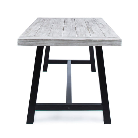 Outdoor Sandblast Finish Acacia Wood Dining Table