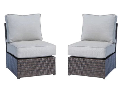 Comfortable Modern Patio Rattan Sectional Set With Cushions