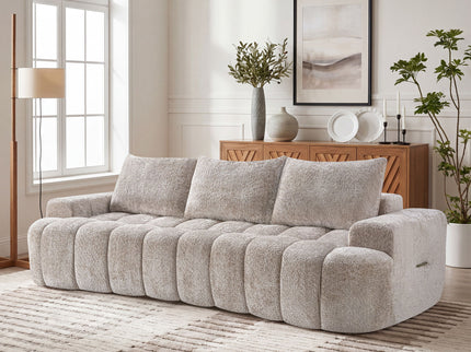 Extra Large Curved Front Compressed Sectional Sofa