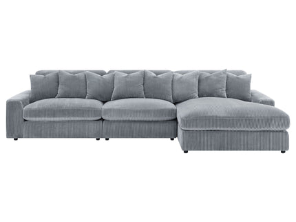 Cassidy - Upholstered Sectional Sofa With Reversible Cushions