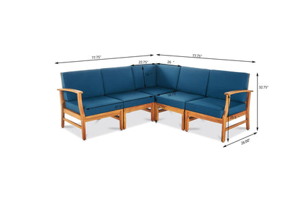 Perla - 5 Pieces Sofa Set