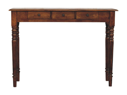 Turned Legs Drawer Console Table