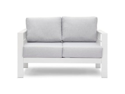 Patio All-Weather Loveseat With Thick Cushions