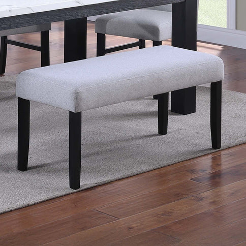 Contemporary Dining Bench Soft Upholstered