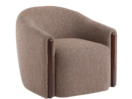 Ballona - Accent Chair With Swivel - Brown