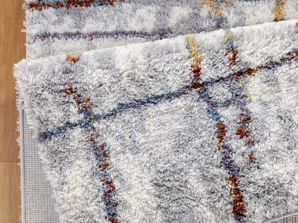 Loft Shag - 7'10" X 9'10" Shaggy Area Rug - Multi