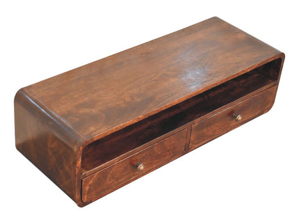 Floating Open Console - Walnut