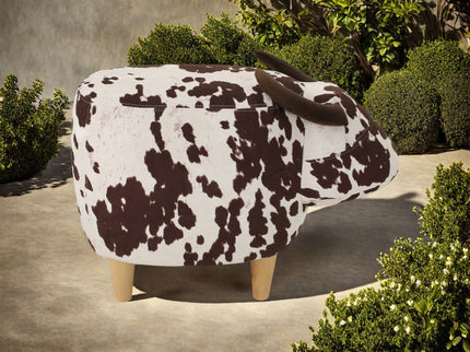Cow Shaped Ottoman Footstool