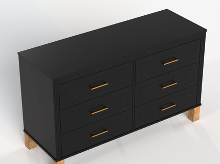 6 Drawer Double Dresser