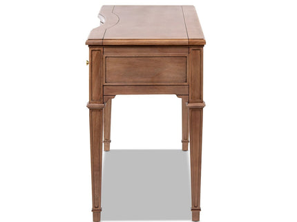 Dauphin - 3 Drawer Executive Desk - Brown