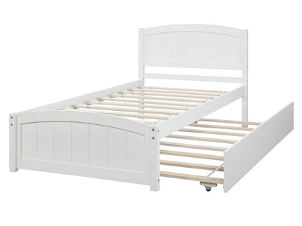 Platform Bed & Headboard, Footboard And Wood Slat Support