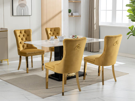 Nikki - Modern, High-End Tufted Dining Chair (Set of 2)