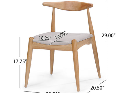 5 Piece Dining Set With Upholstered Chairs